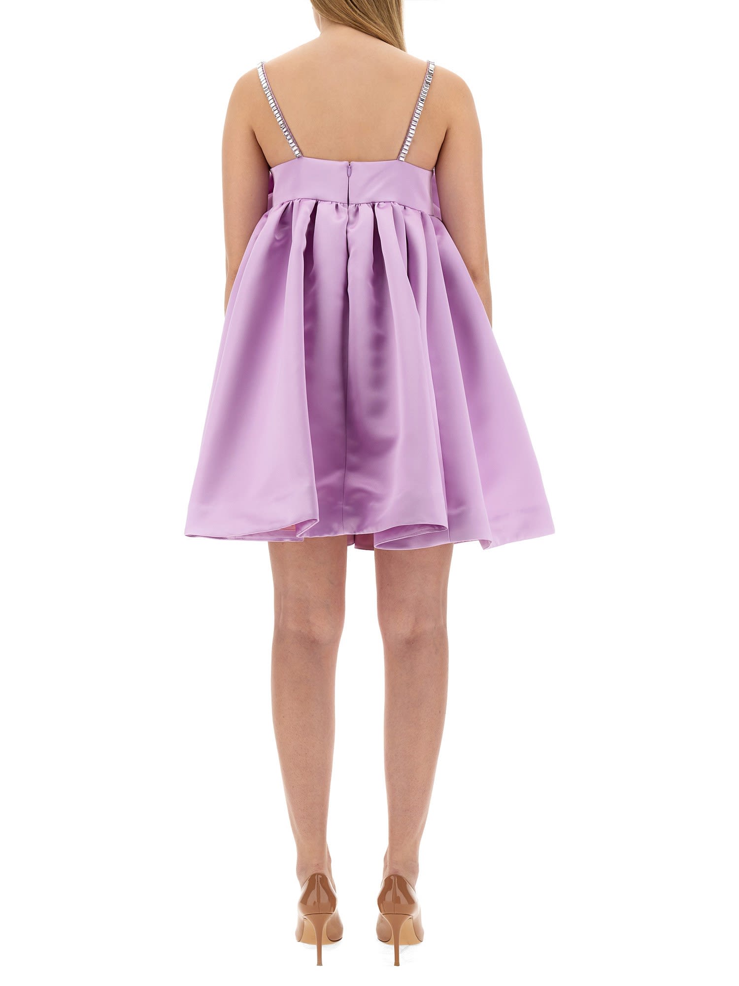 Giant Bow sleeveless dress - Pink