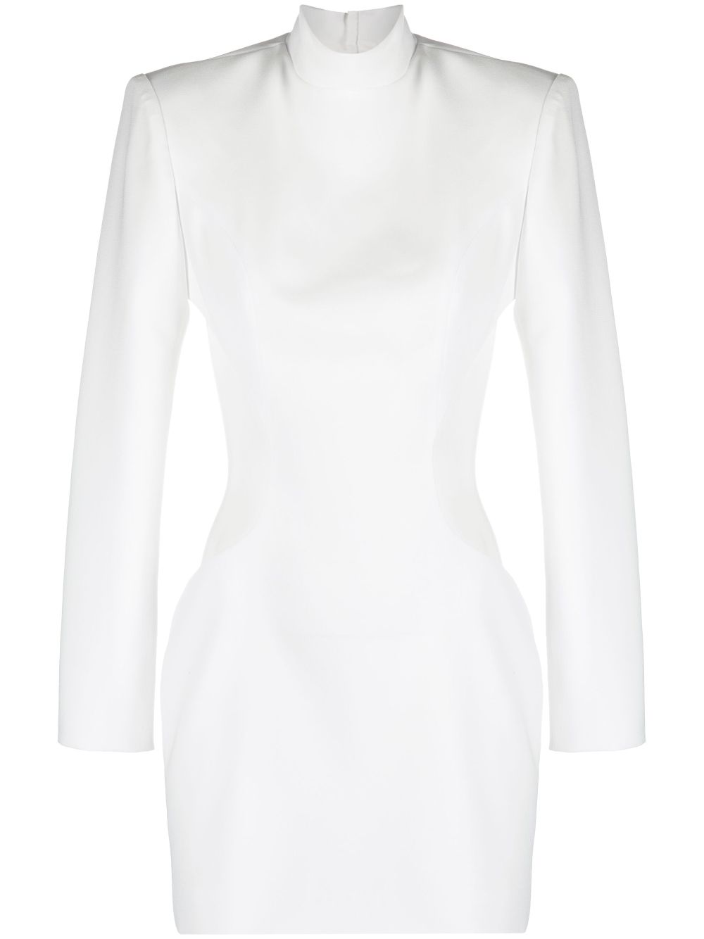 Roll neck cut-out minidress - Black