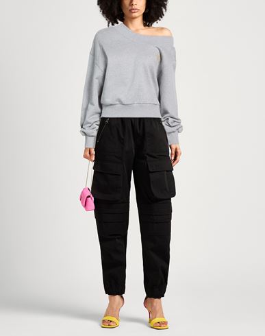 Woman Sweatshirt Light grey Size 6 Cotton, Elastane