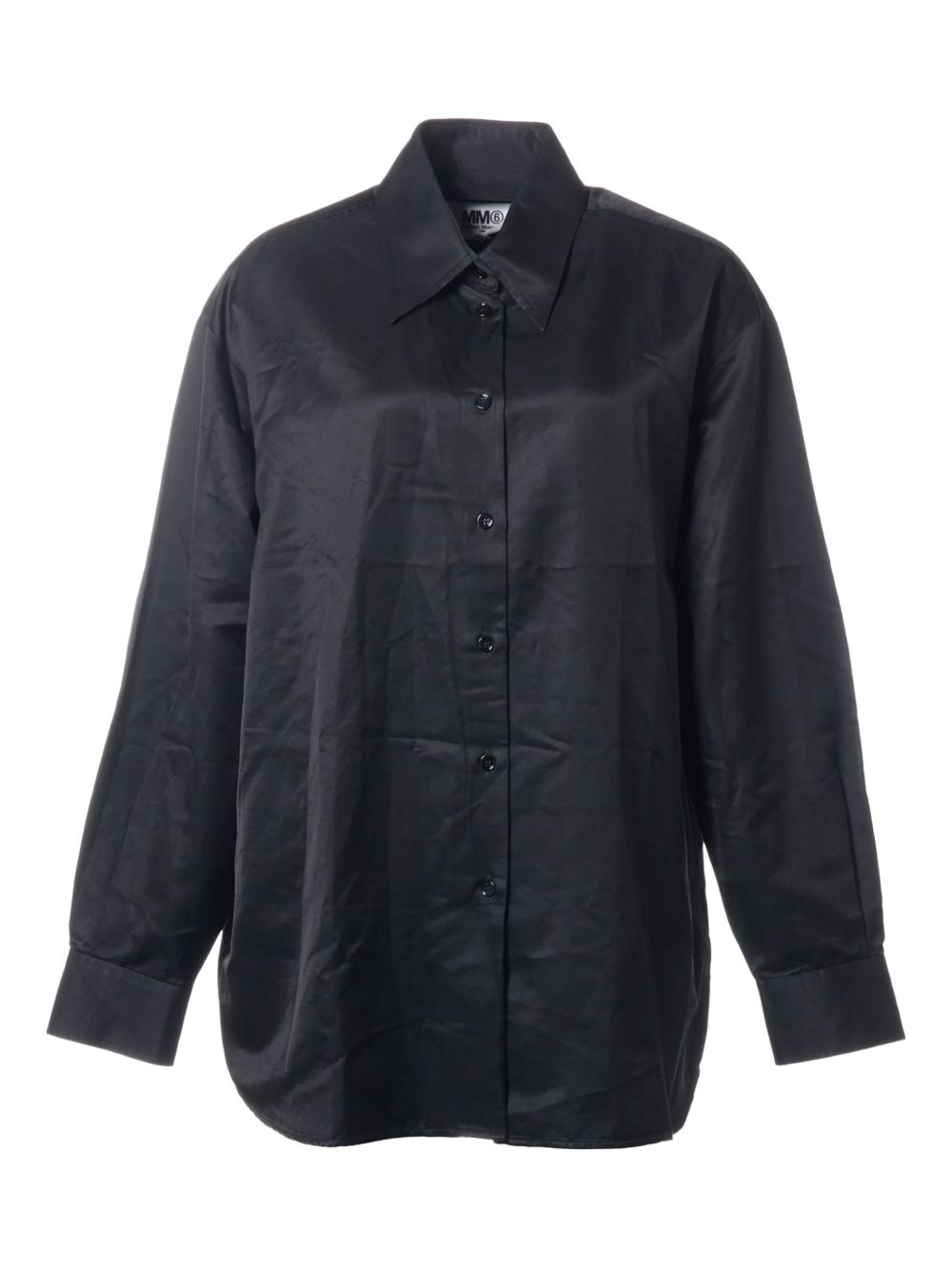 2020 back-print long-sleeve shirt - Black