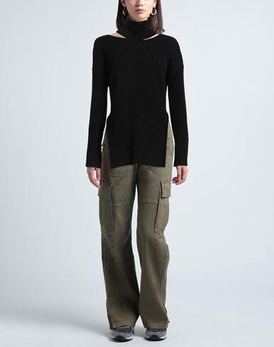 Woman Turtleneck Black Size 1 Wool