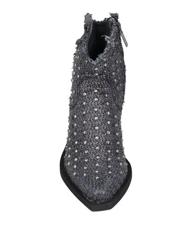 Woman Ankle boots Black Size 10 Textile fibers