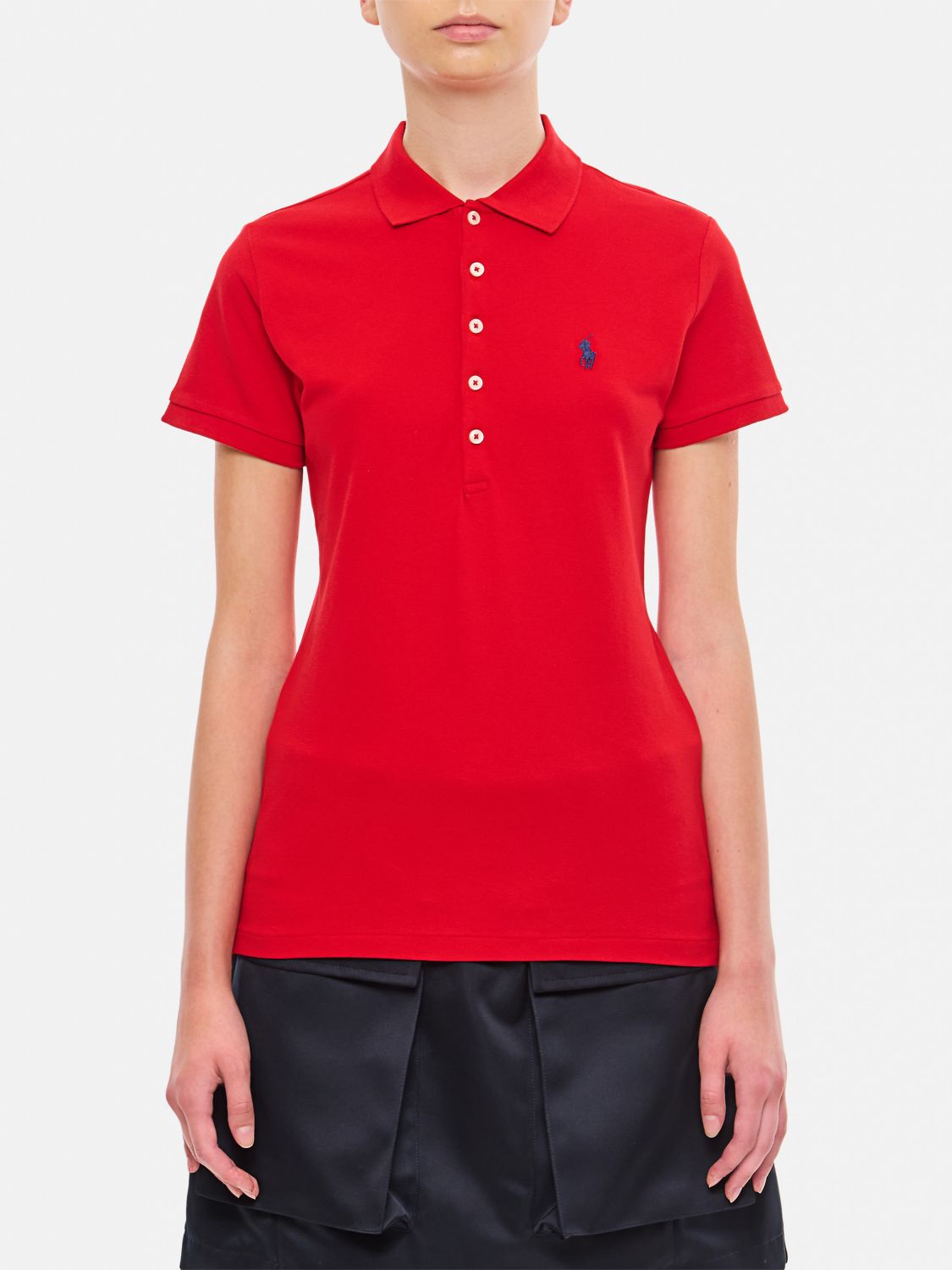 Polo Shirt Woman color Red
