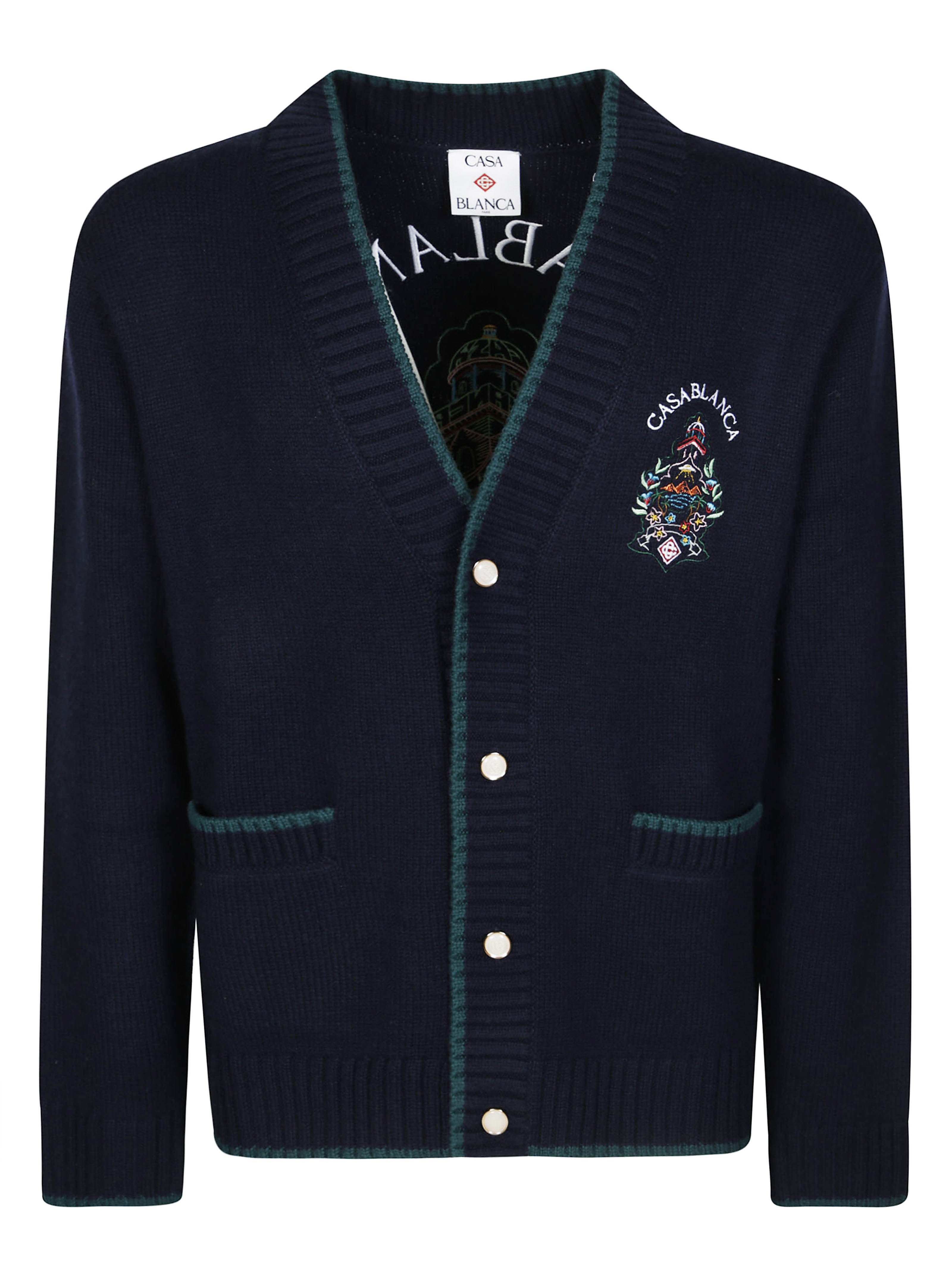 Men's Wool & Silk Cardigan
