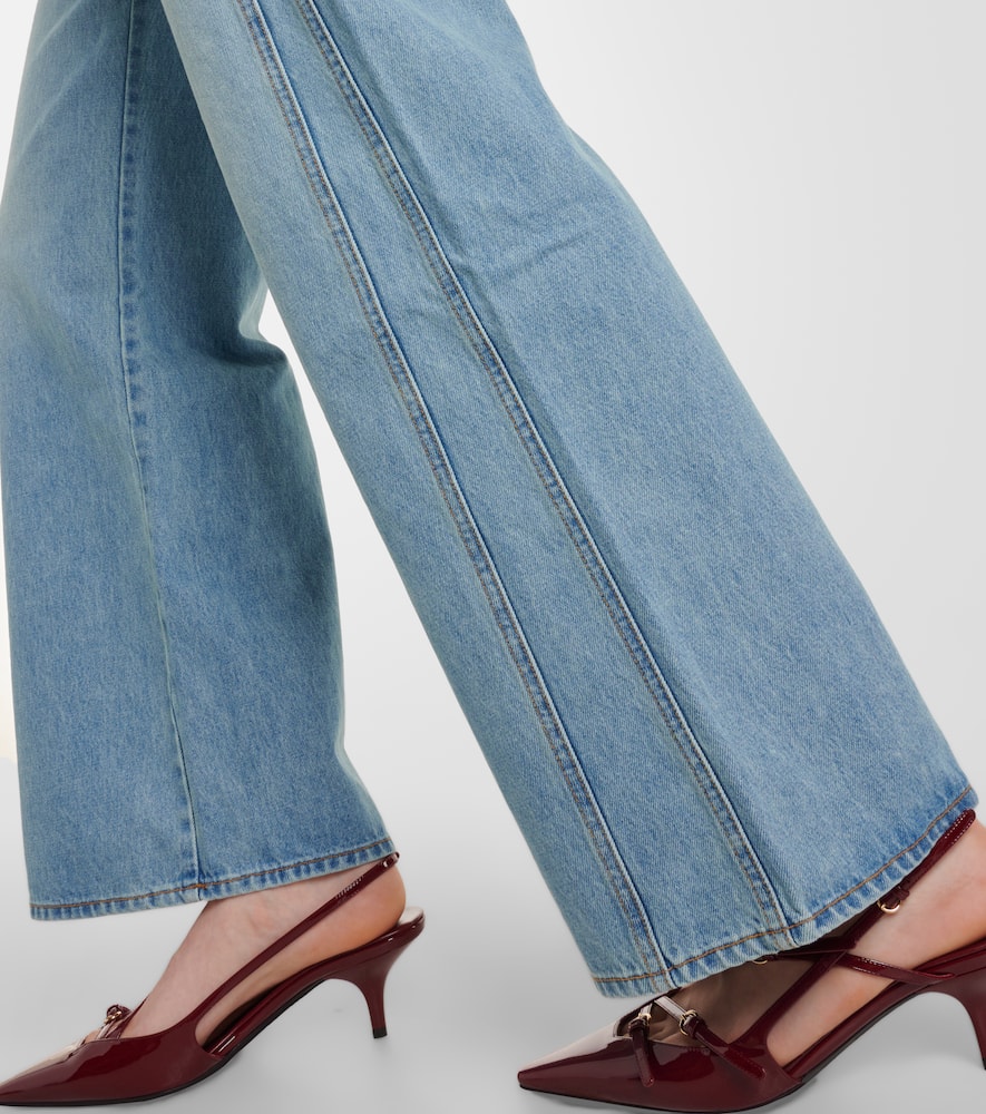 Taylor high-rise wide-leg jeans
