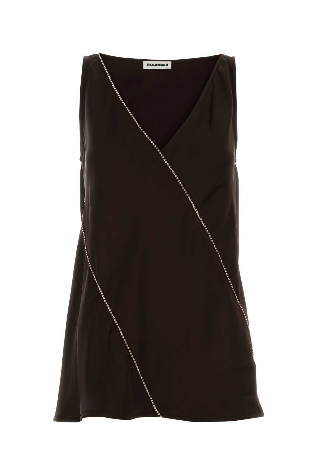 Chain Tank Top — Black