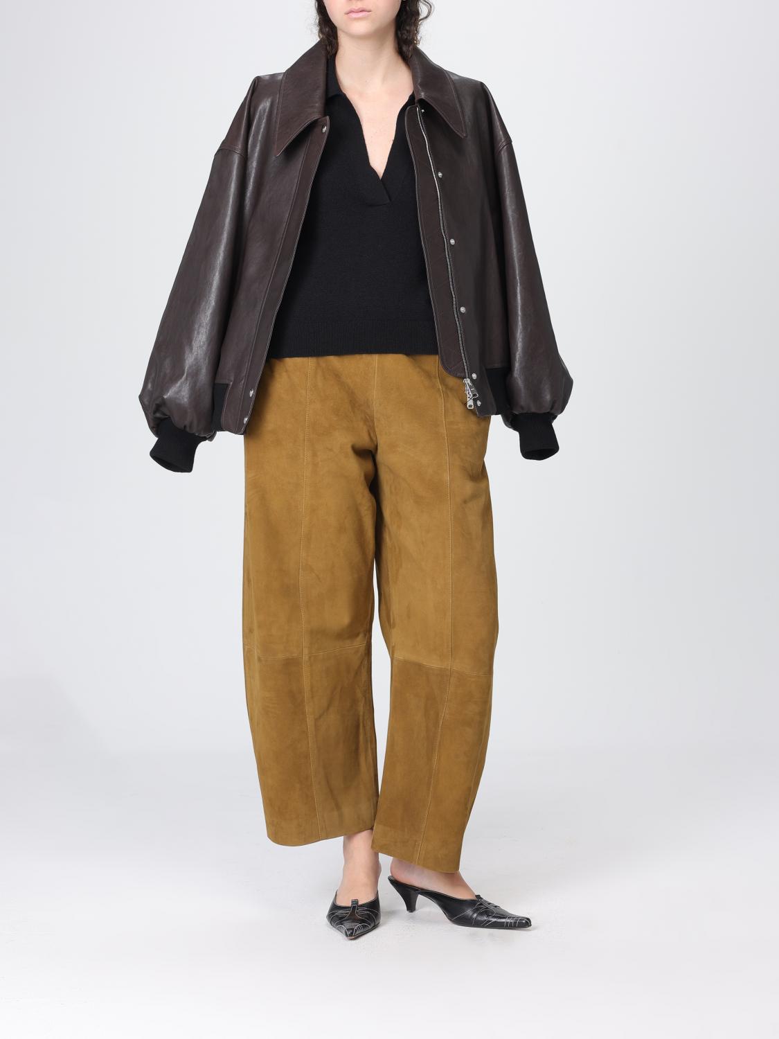 Pants Woman color Brown