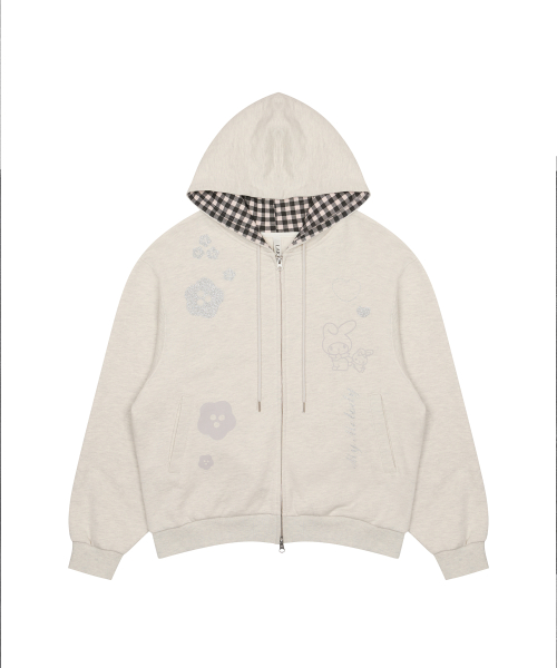 MY MELODY HOOD ZIP-UP