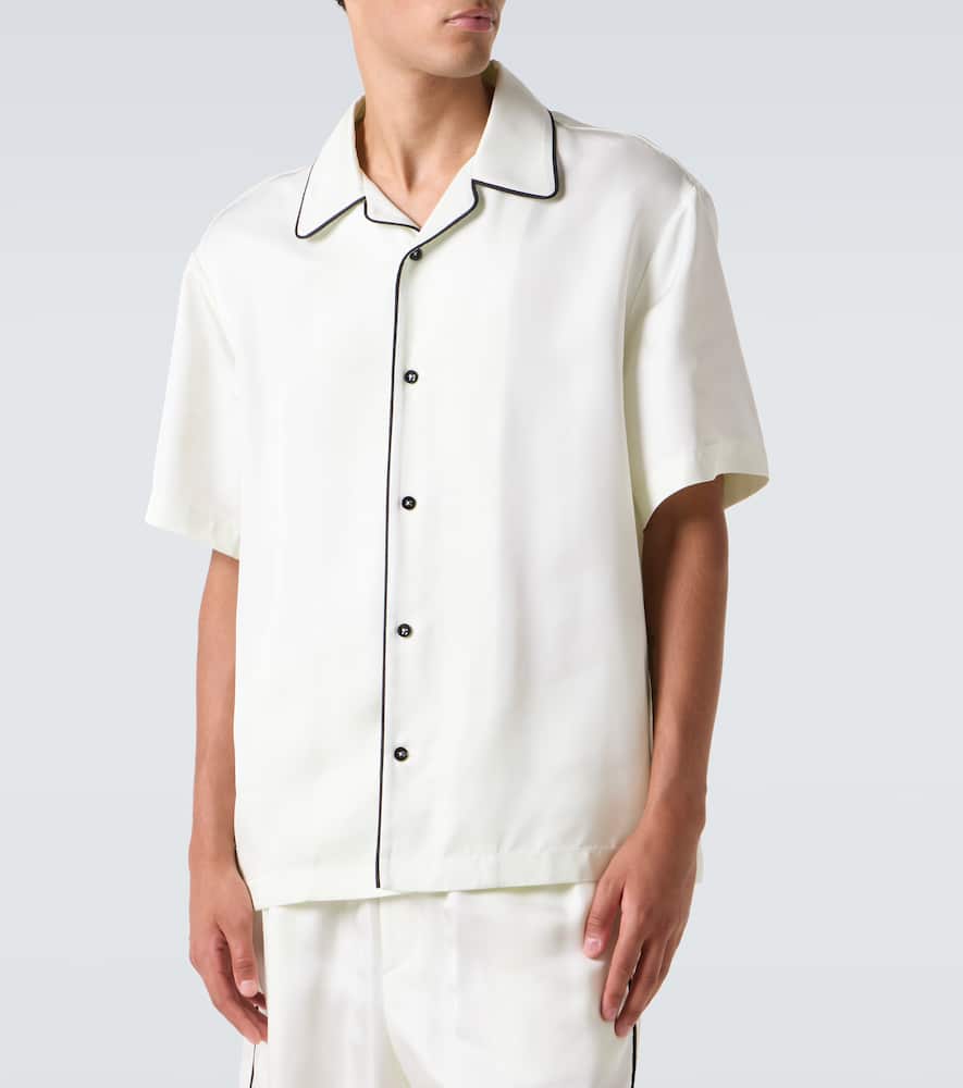 Oversized bowling shirt