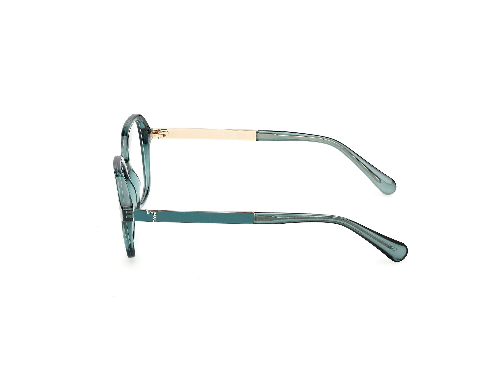 MAX&Co Mujer MAX&Co MO5190 096 Monturas ópticas Inyectado Verde Geométrico Norma