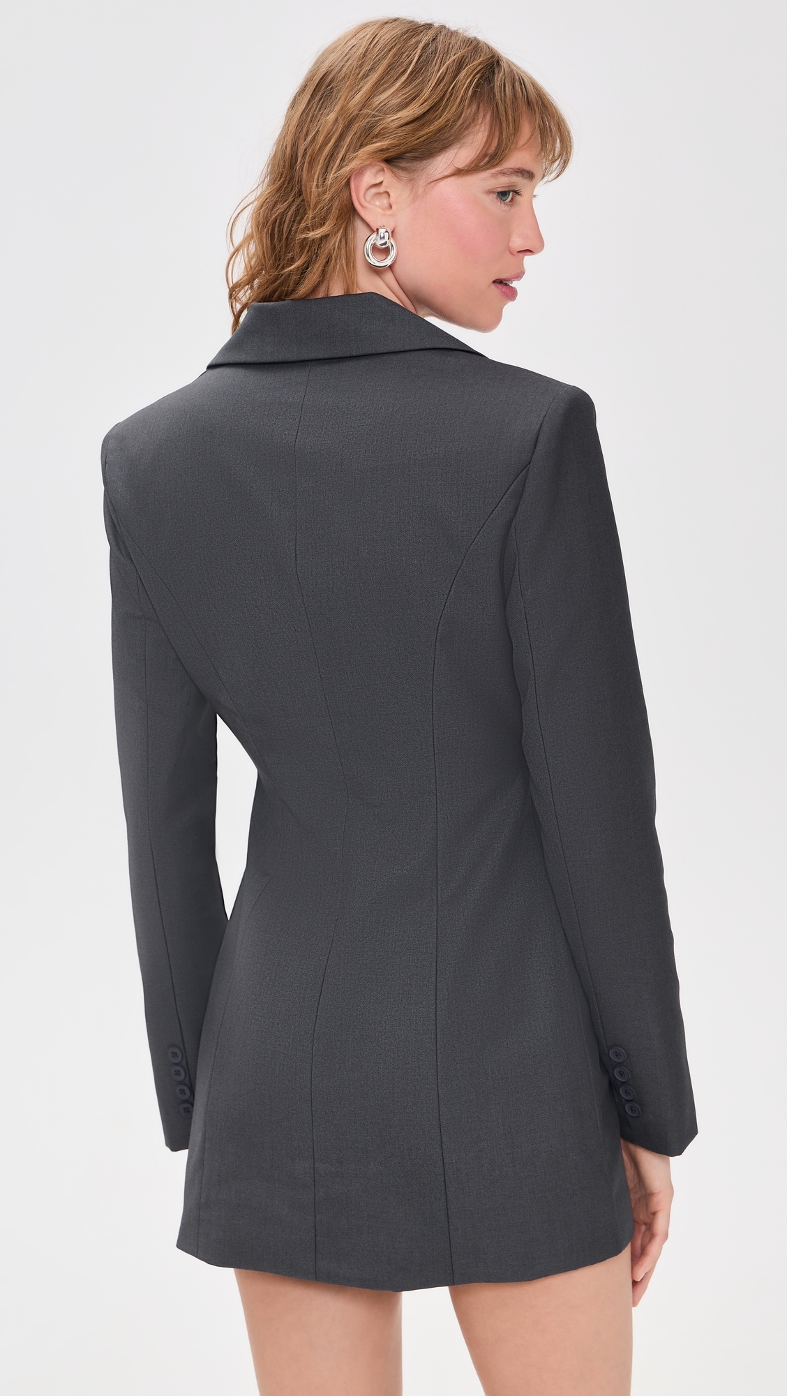 Carmela Mini Dress Charcoal