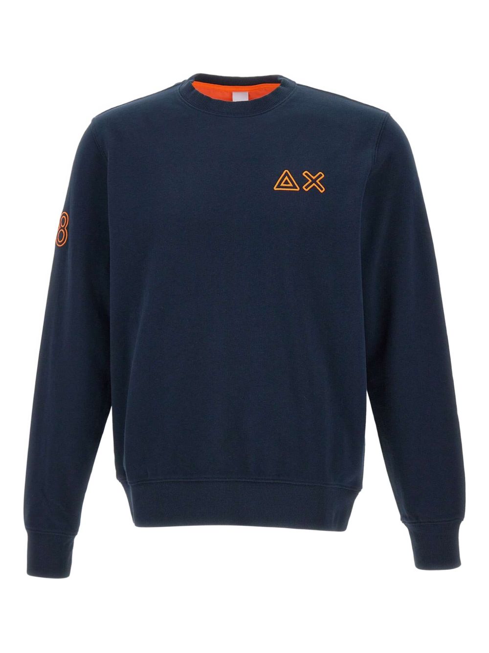 Logo-embroidered sweatshirt - Blue