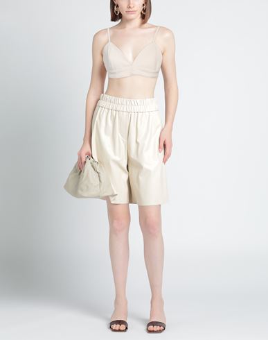 ! Woman Top Cream Size L Polyester, Elastane