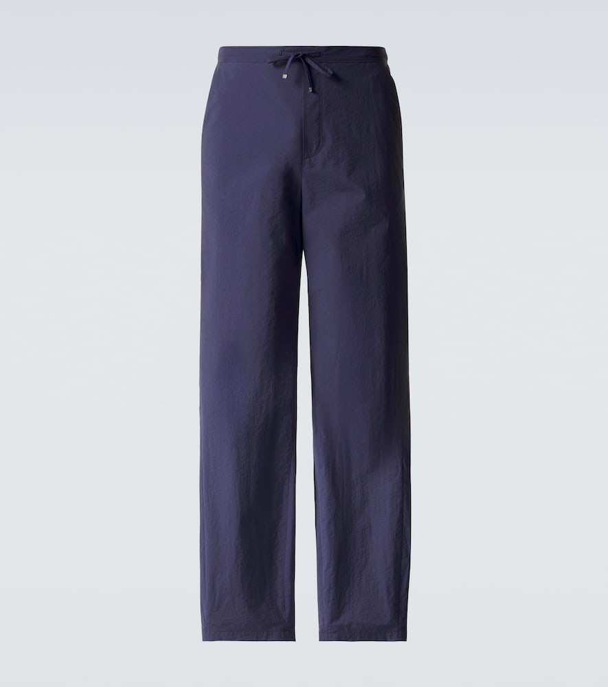 Paula's Ibiza cotton-blend wide-leg pants