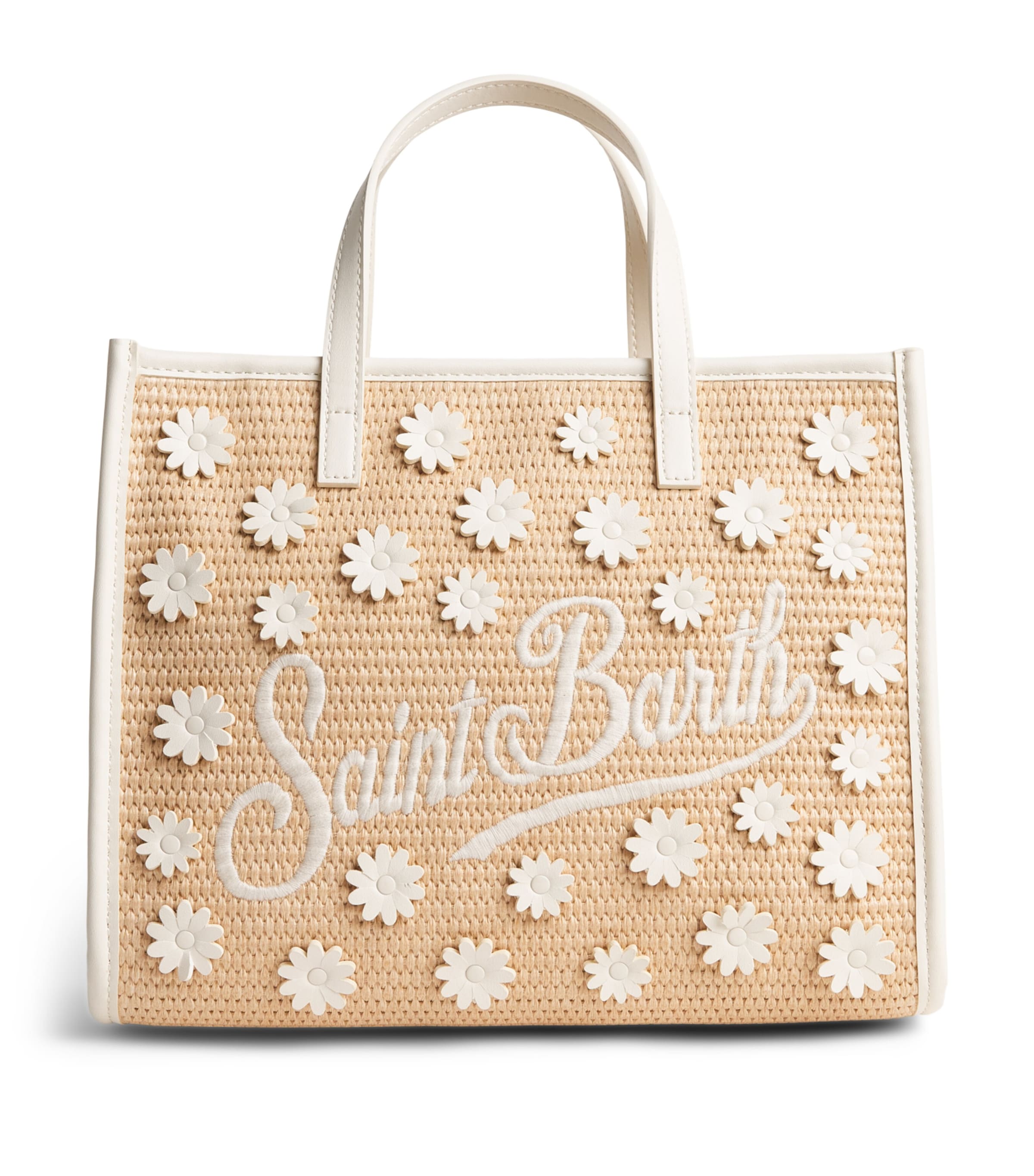 Straw Vivian Daisy Tote Bag
