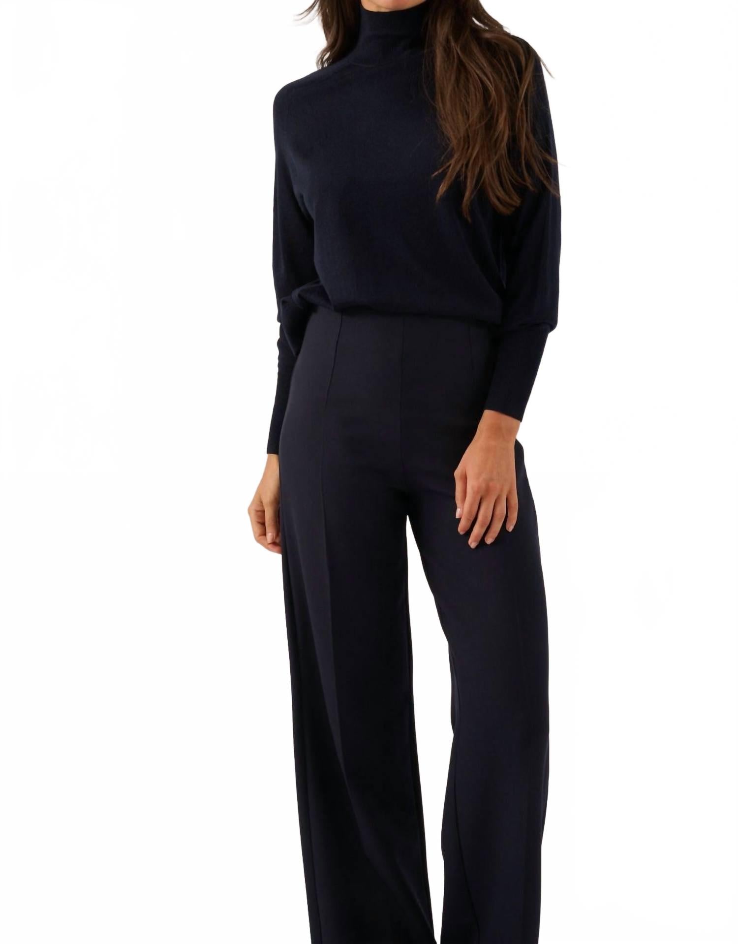 Women's Amber Trouser In Midnight Blue