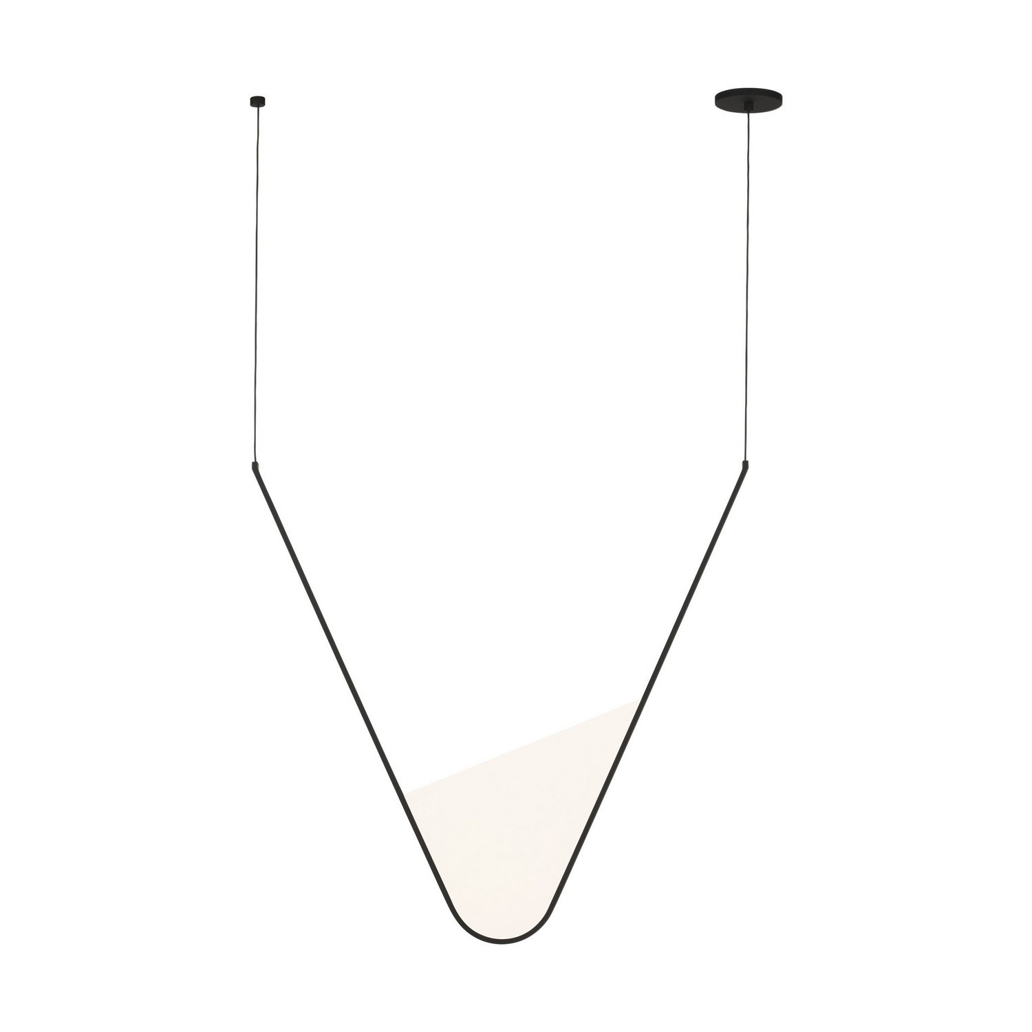 Nightshade Black LED Chandelier from the Mizu Collection