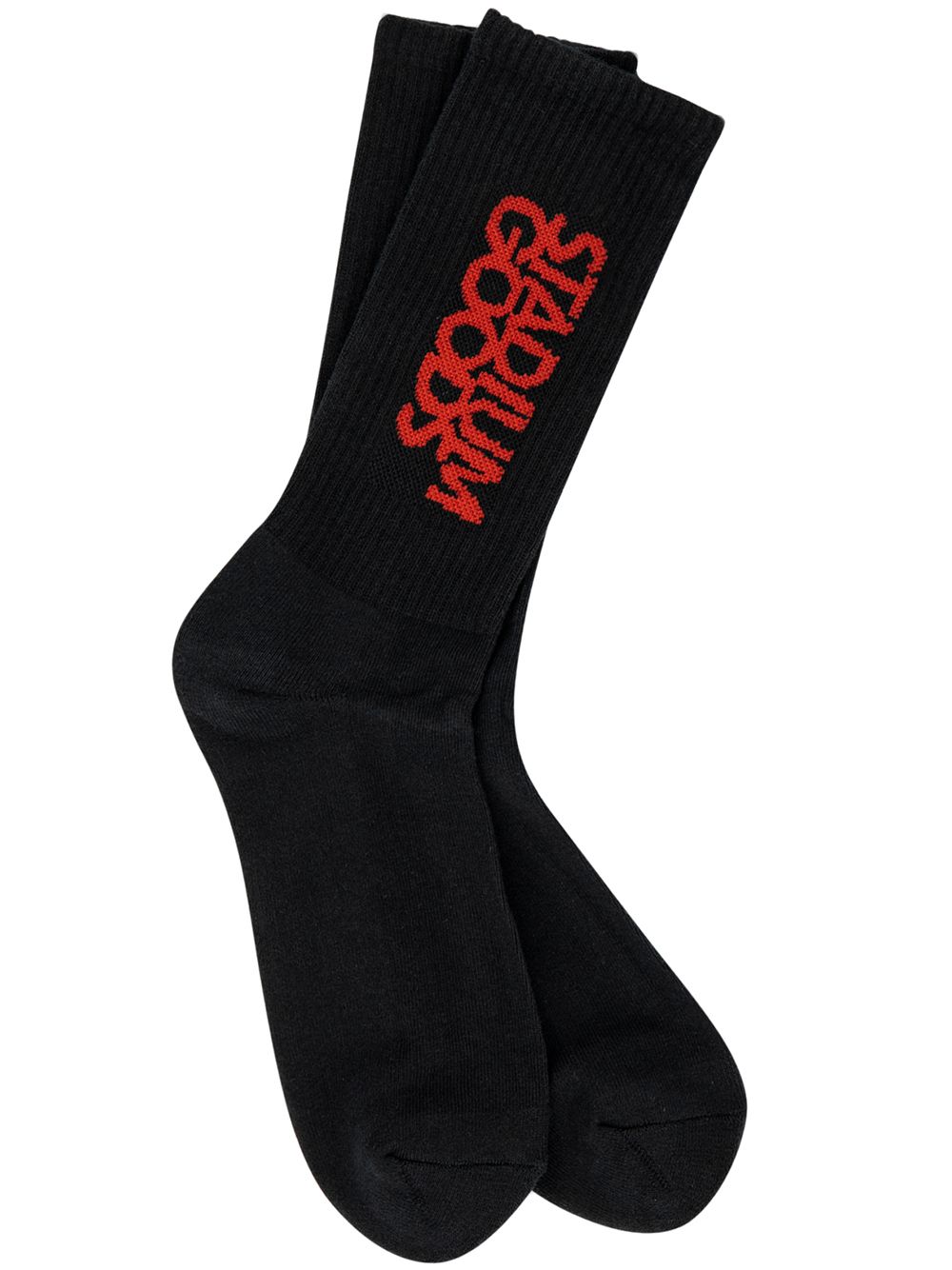 Logo "Bred" crew socks - Black