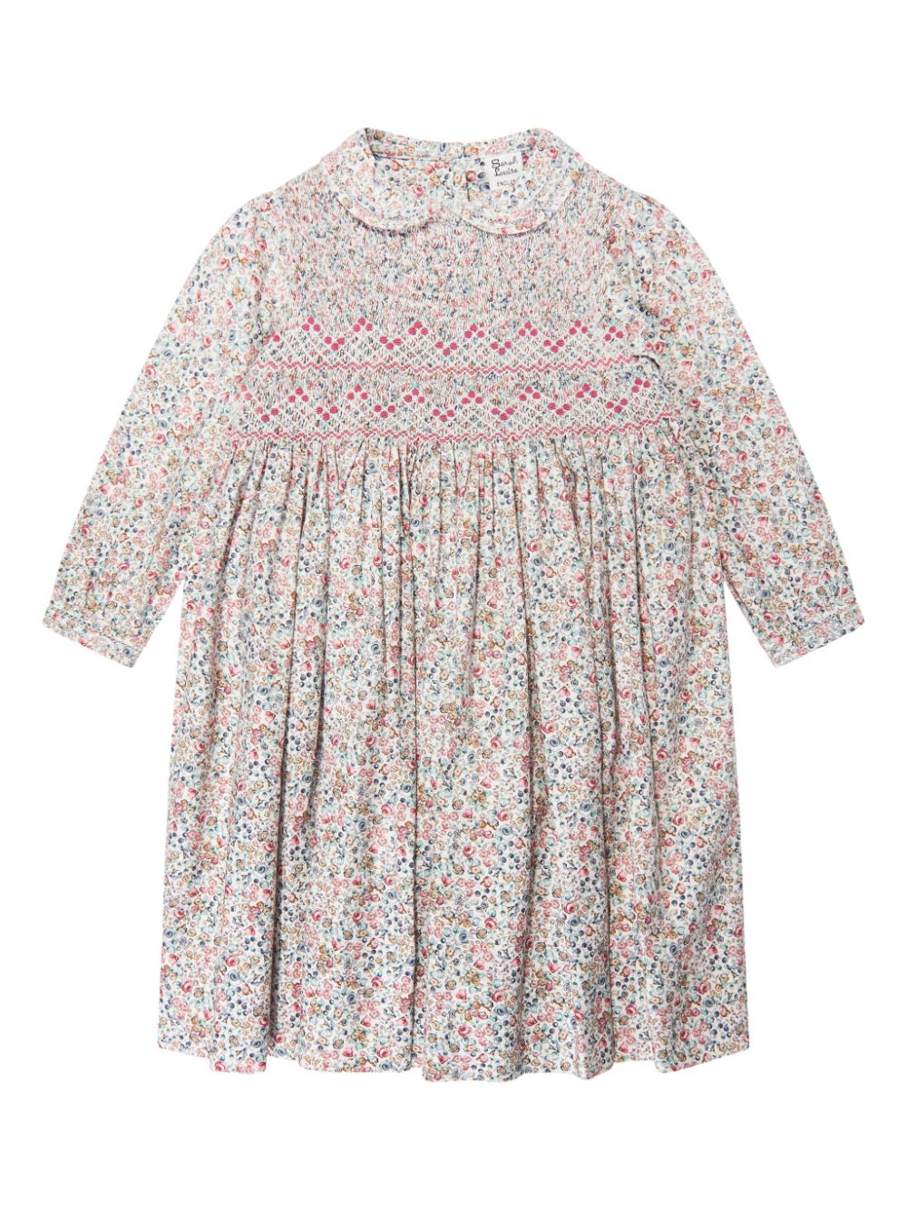 Floral-print dress - Blue