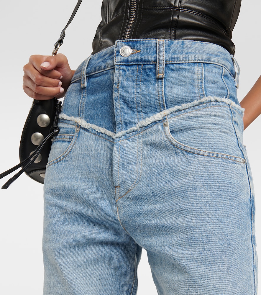 Noemie high-waisted denim jeans