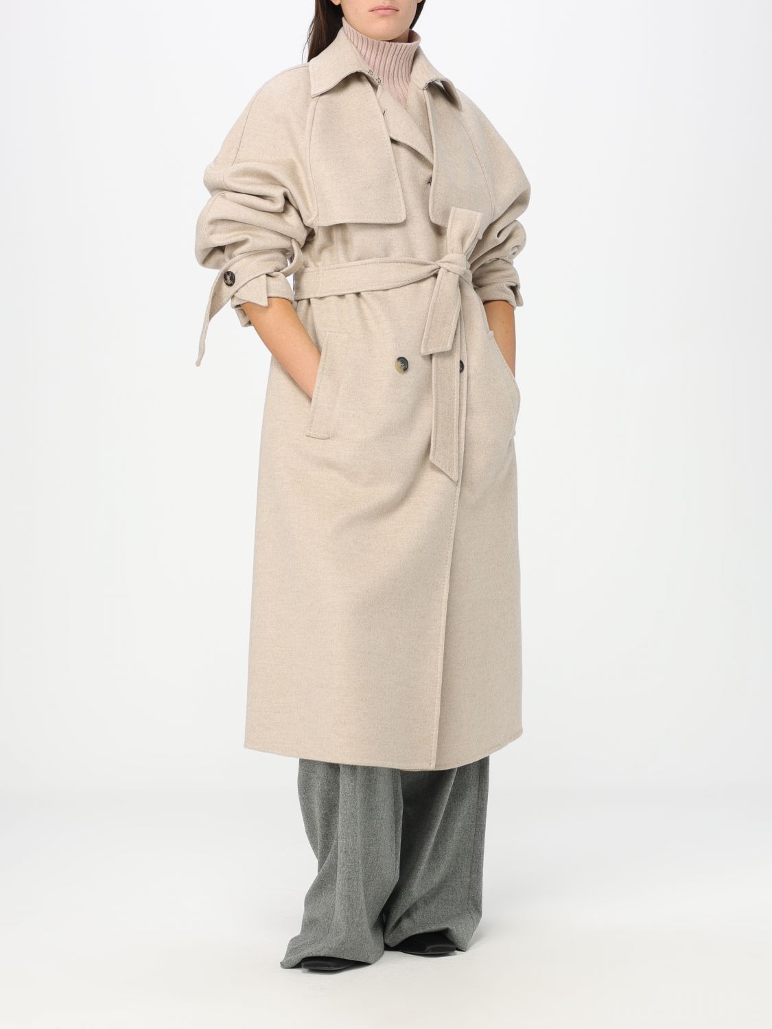 Coat Woman color Beige