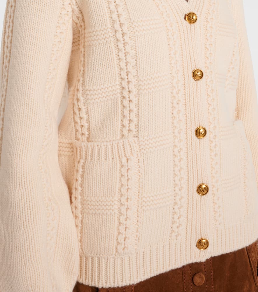 Virgin wool cardigan