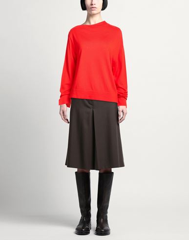 Woman Sweater Red Size 3 Virgin Wool
