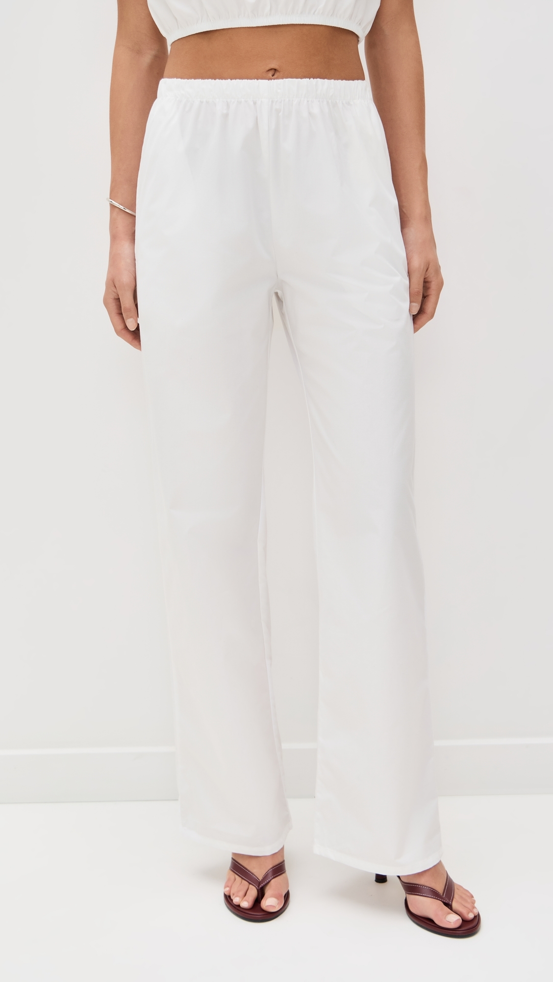 Camille Pants White