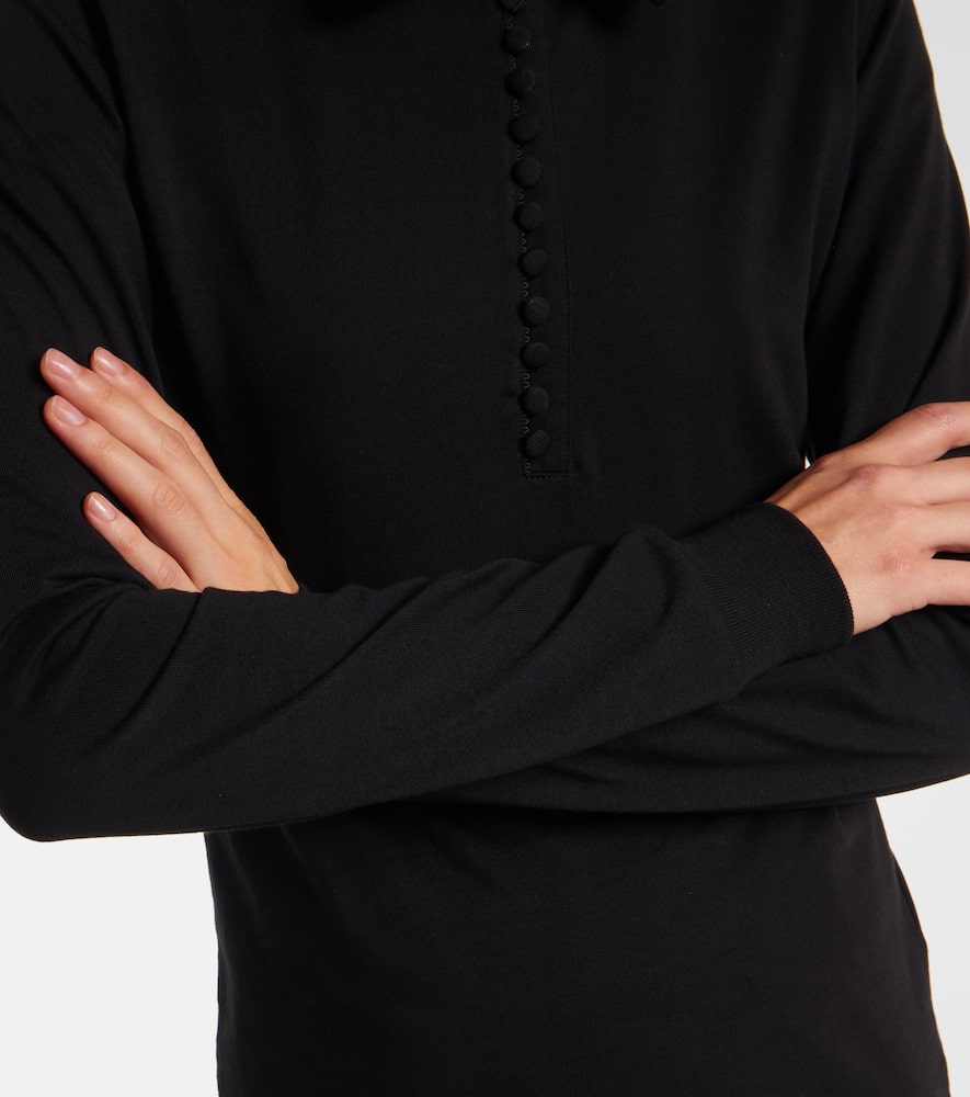 Cotton jersey polo shirt