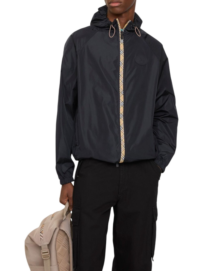 Burberry - hooded relaxed-fit jacket