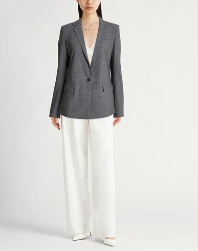 Woman Blazer Lead Size 4 Merino Wool, Polyamide