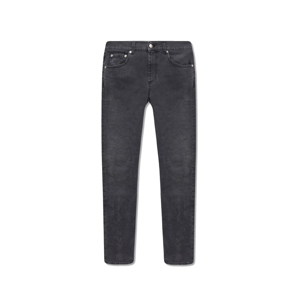Cotton Skinny Jeans — Black