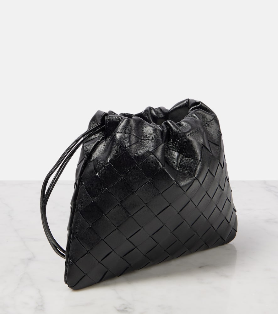 Bottega Veneta Small Intrecciato leather pouch