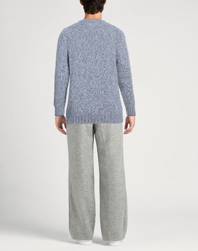 Barba Napoli Man Sweater Sky blue Size 44 Virgin Wool