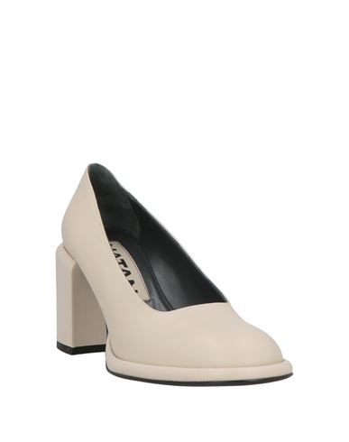 Woman Pumps Ivory Size 8.5 Leather