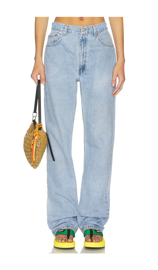 Aligrace Signature Baggy Straight Leg Jean in Blue. 23. Also , 26, 27