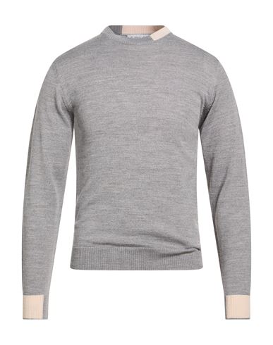 Man Sweater Light grey Size S Wool, Acrylic