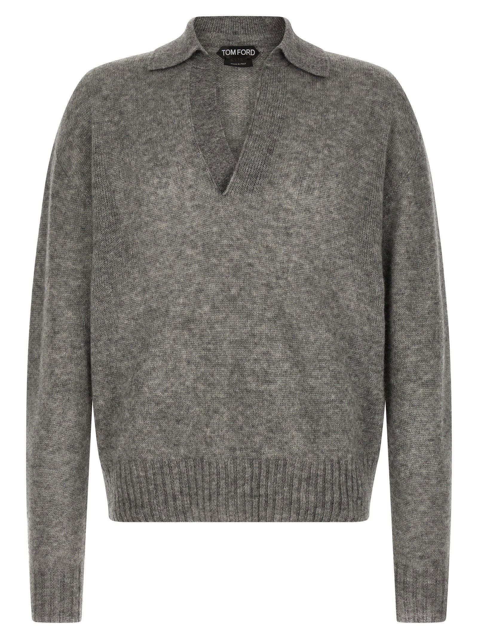 Cashmere And Silk Polo Shirt