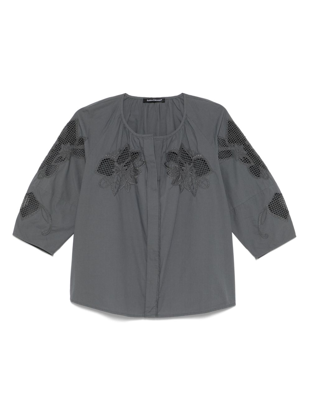 Cotton blouse - Grey
