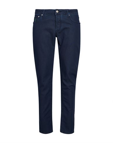 Man Jeans Blue Size 31 Cotton, Polyester, Elastane