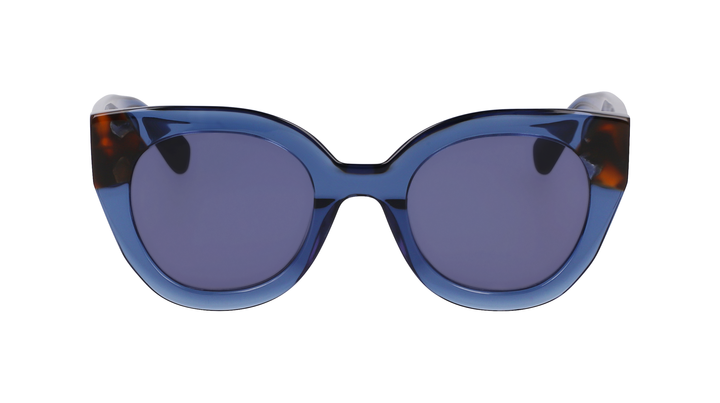 LONGCHAMP Woman LONGCHAMP LO750S 430 Sunglasses Acetate Blue Round Normal Norma
