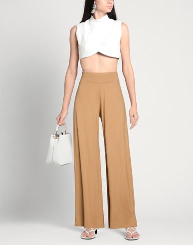 Labo. art Woman Pants Camel Size 00 Cotton, Elastane
