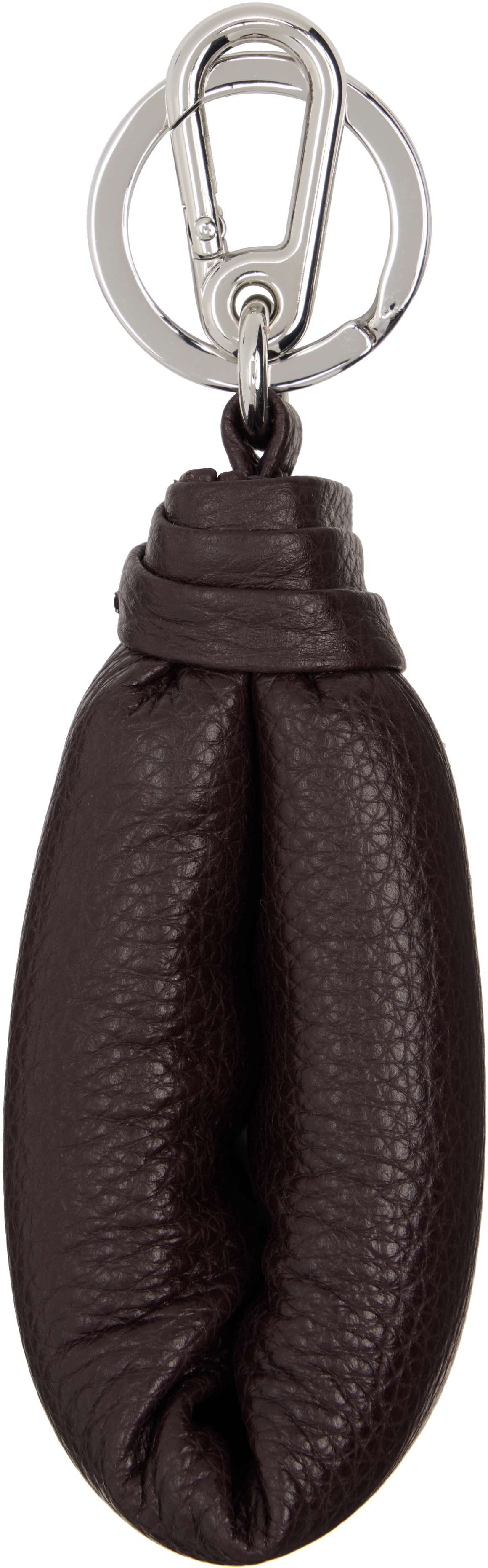 Brown Wadded Keychain