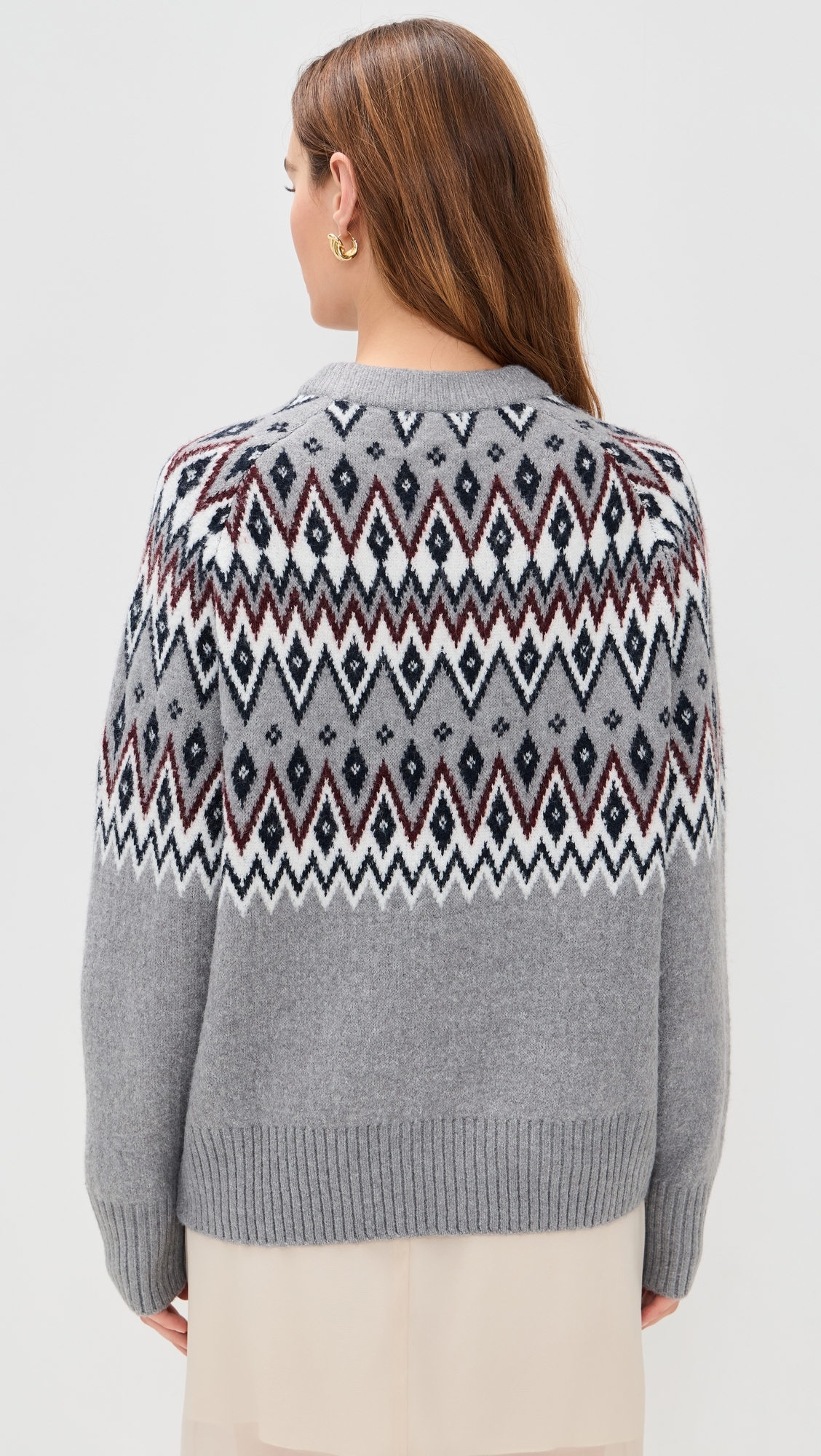 Fair Isle Pullover Ivory