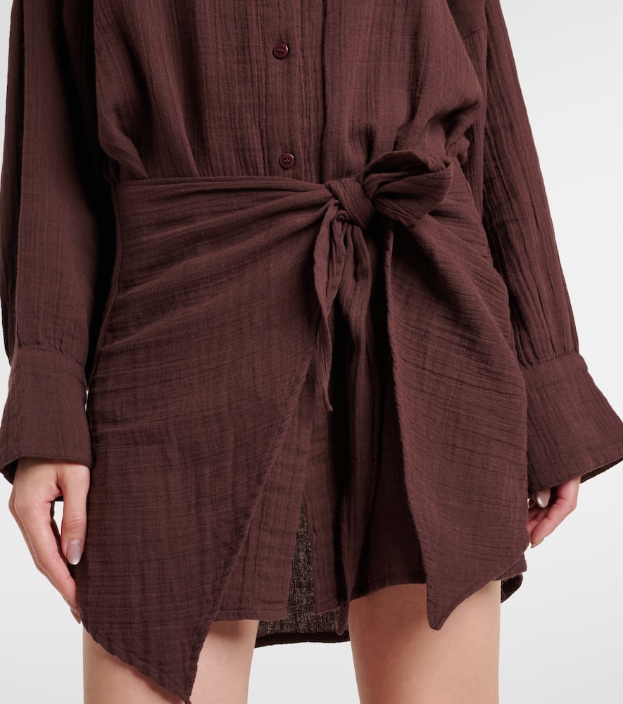 Sara cotton shirt dress