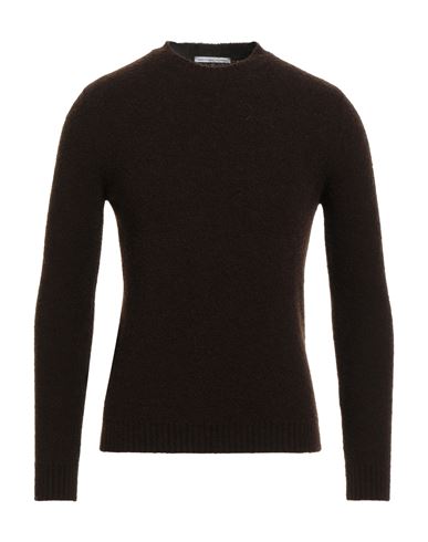 Man Sweater Dark brown Size 38 Wool, Acrylic, Polyamide