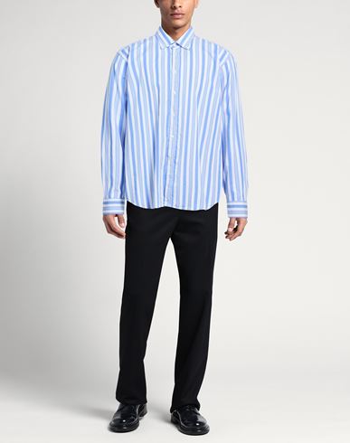 B. d.baggies Man Shirt Blue Size XXL Linen, Cotton