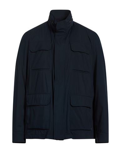 Man Jacket Midnight blue Size L Polyester