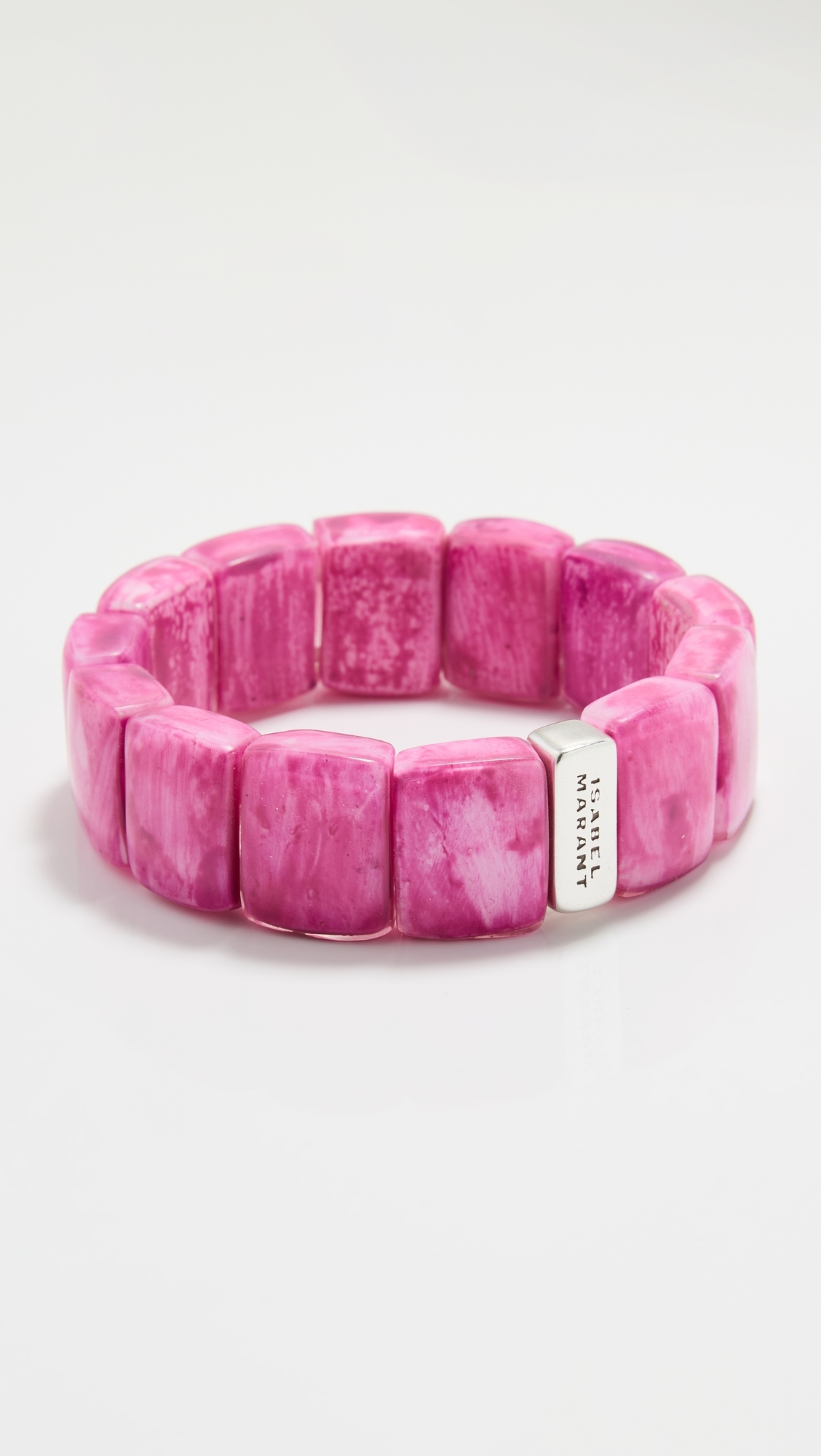Isabel Marant Tya Bracelet Fuchsia/Silver T2