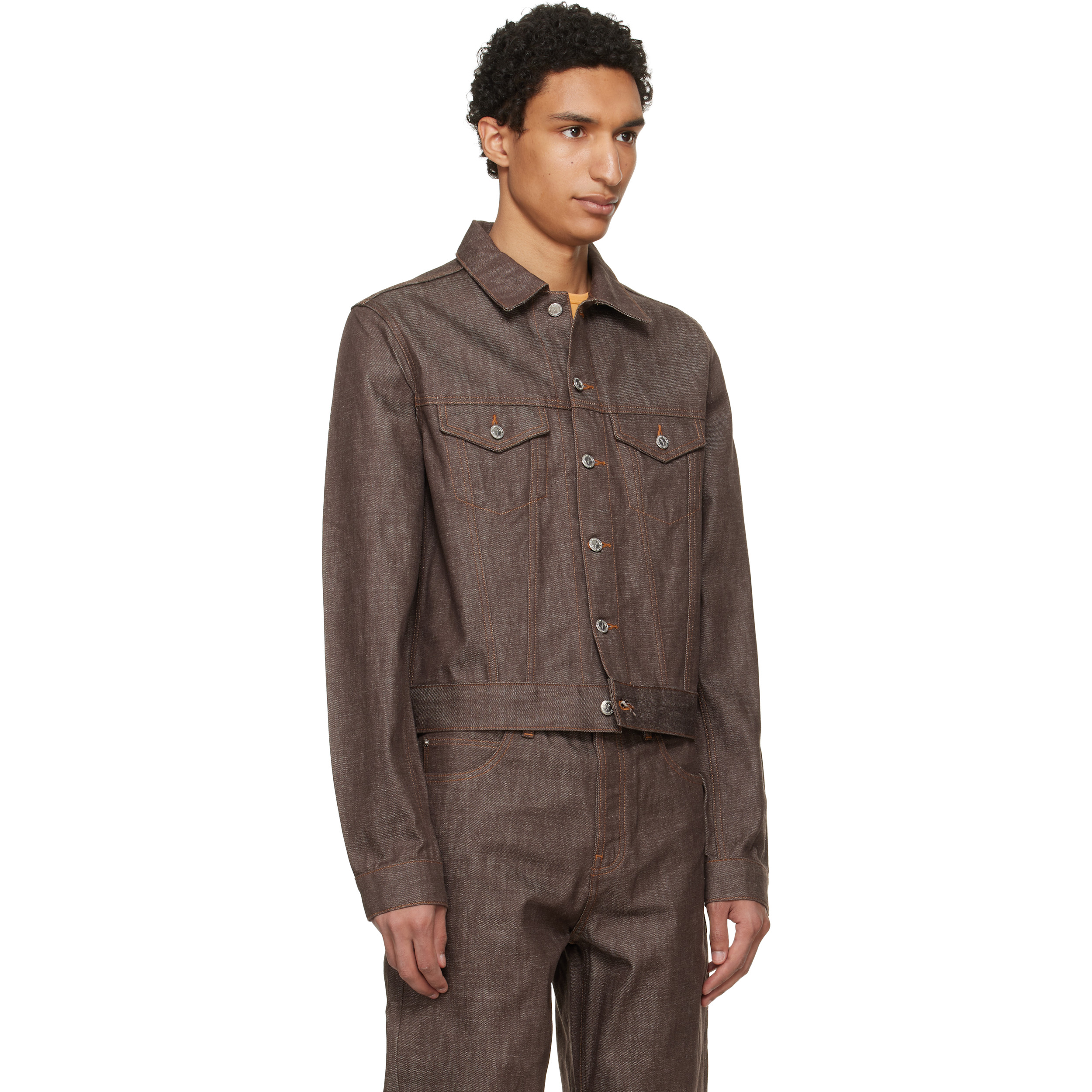 Brown Lenny Denim Jacket